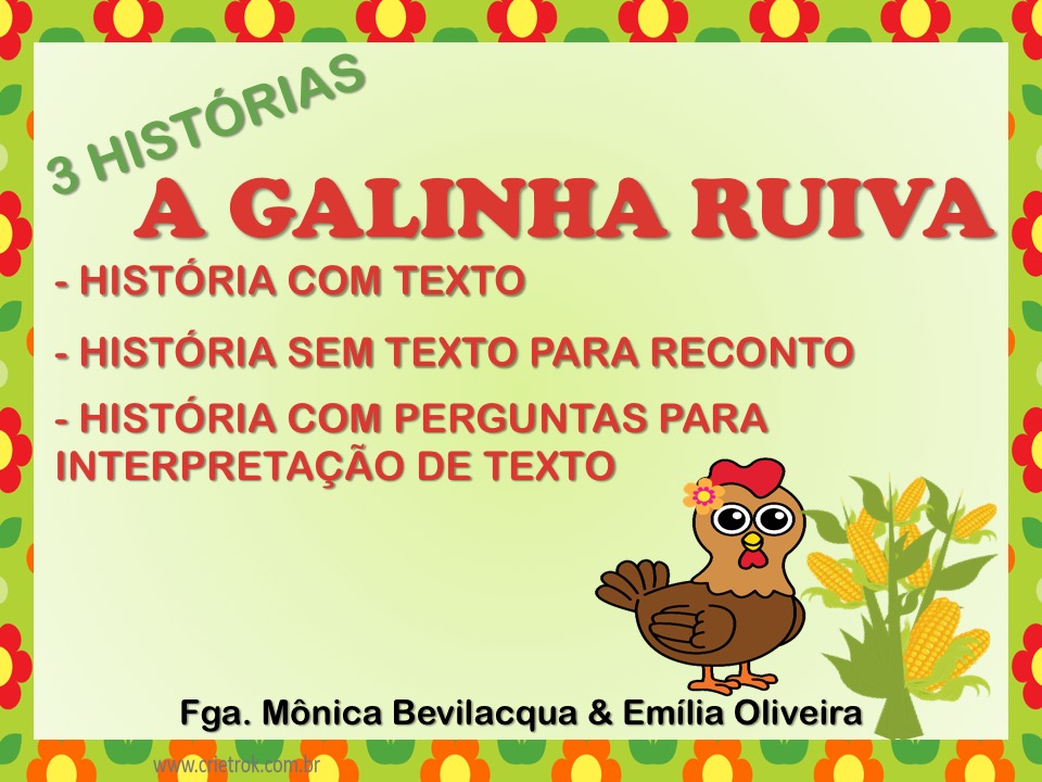 A galinha ruiva completa