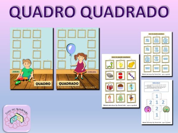 Jogo QUADRO QUADRADO - [treino do grupo consonantal r]