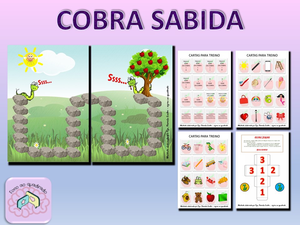 JOGO A COBRA SASSÁ - FONEMA /s/ / POWERPOINT